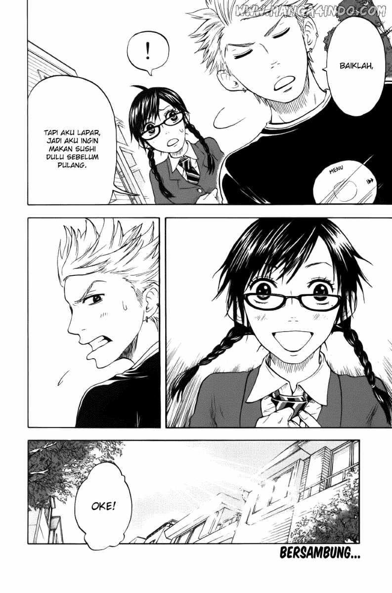 Yankee-kun to Megane-chan Chapter 14 Bahasa Indonesia